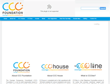 Tablet Screenshot of cccfoundation.org.au